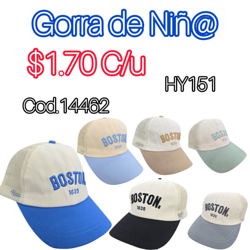 GORRA DE NIÑOS