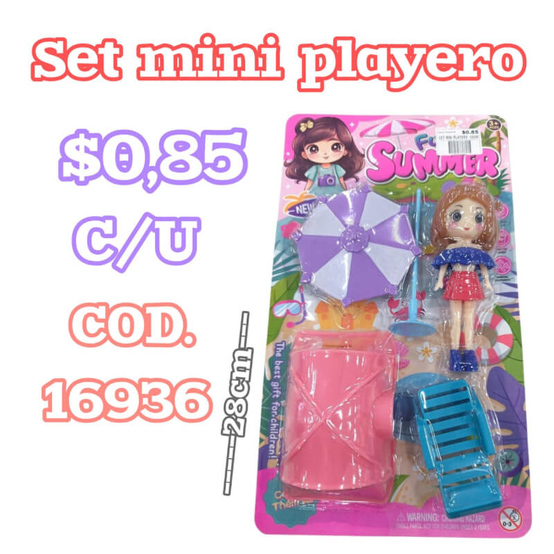 SET MINI PLAYERO