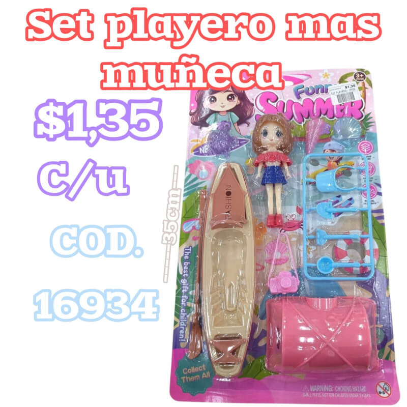 SET PLAYERO+MUÑECA