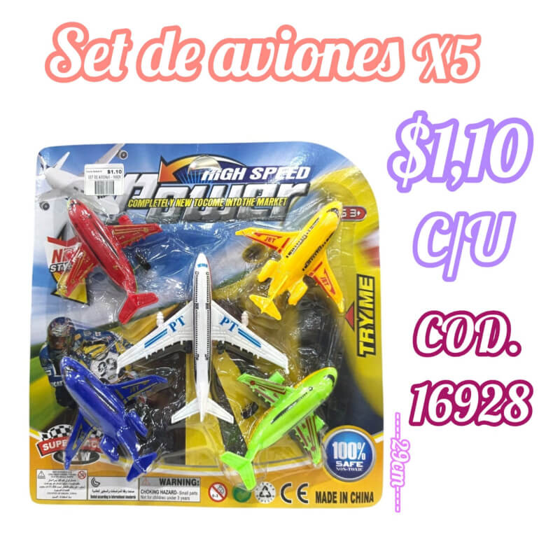 SET DE AVION