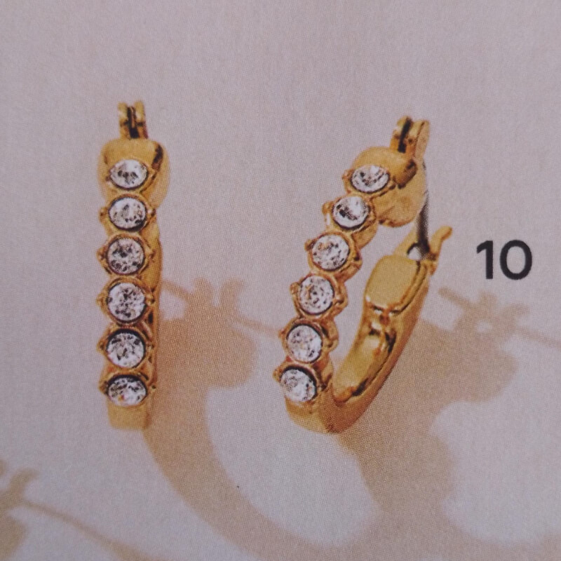 Argollas Dorezzi Cristal Yanbal para Mujer | Brillo Dorado que Enmarca Tu Mirada