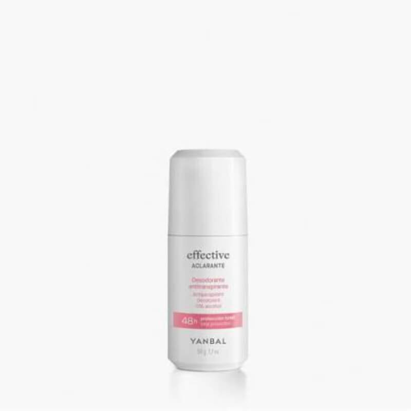 Desodorante Roll On Aclarante Effective Yanbal | Protege y Unifica el Tono de tu Piel