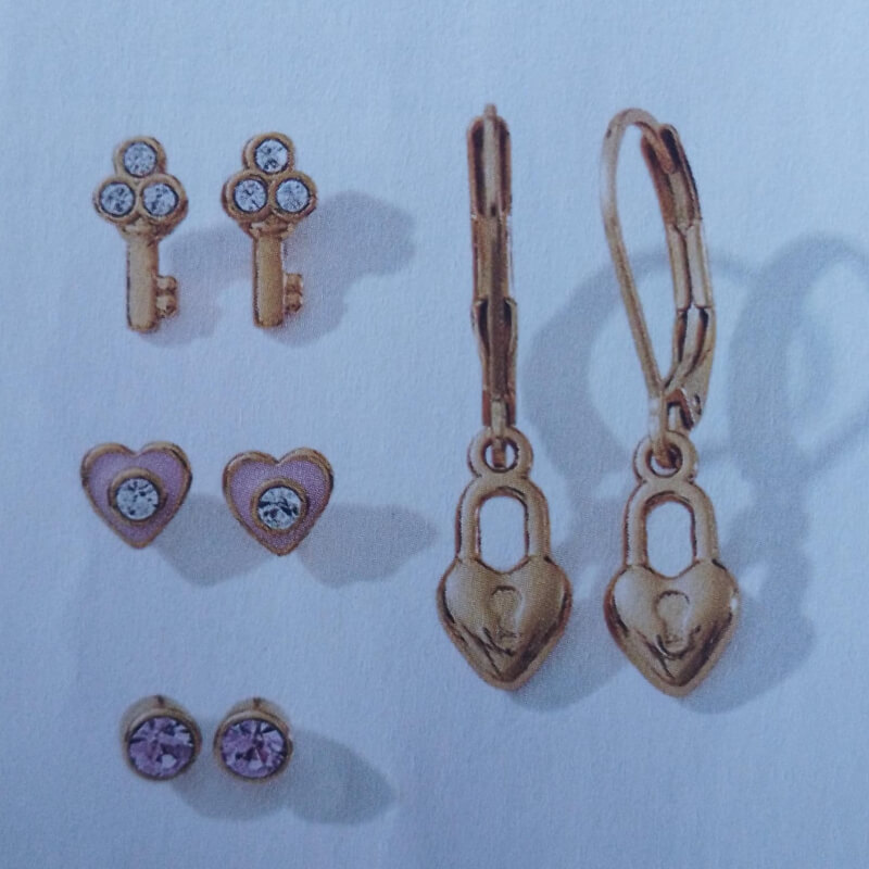Set Aretes Aimee Petite Yanbal Kids | Cuatro Estilos para Brillar con Dulzura