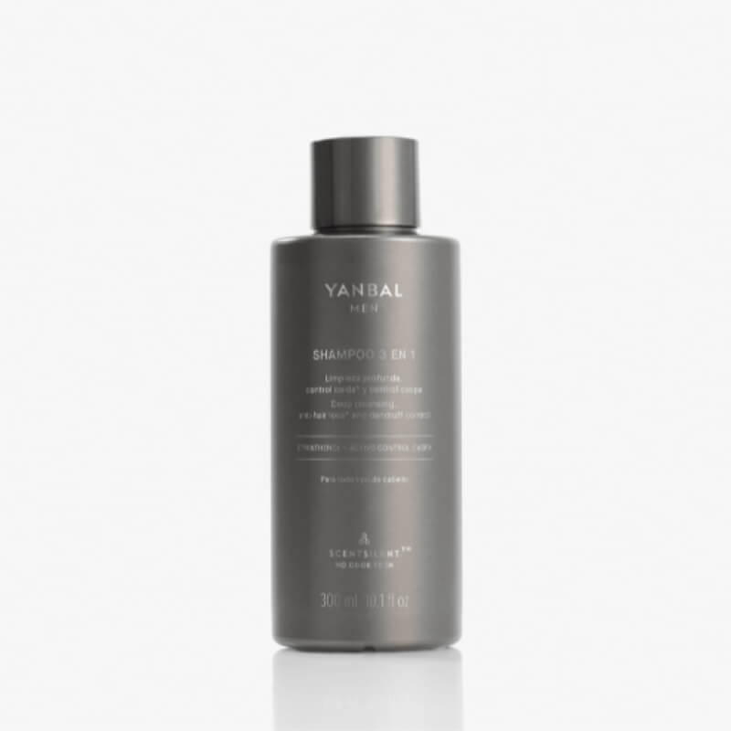 Shampoo 3 en 1 Yanbal Men | Limpieza, Anticaspa y Anticaída en un Solo Producto