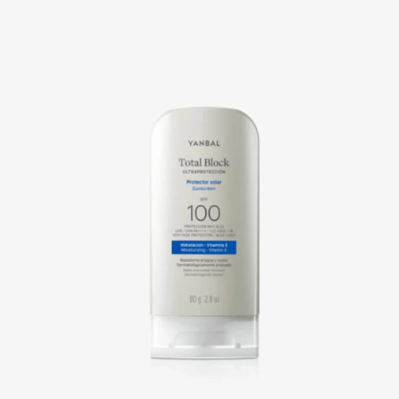 Total Block Ultraprotección SPF 100 Yanbal | Escudo Solar de Amplio Espectro 80g