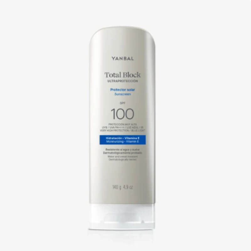 Total Block Ultraprotección SPF 100 Yanbal Jumbo | Defensa Solar Extrema 140g