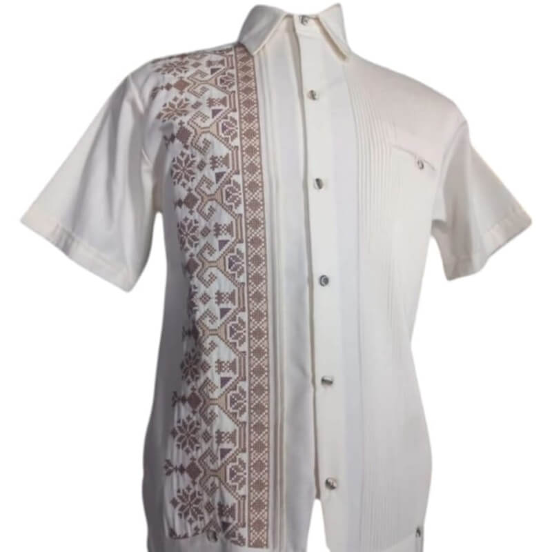 Guayabera artesanal manga corta en tela de lino italiano - Copia (09-08-2026 23:30:53)