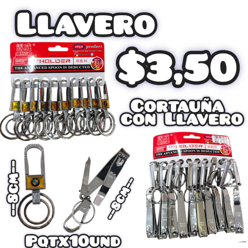 CORTAUÑA LLAVERO