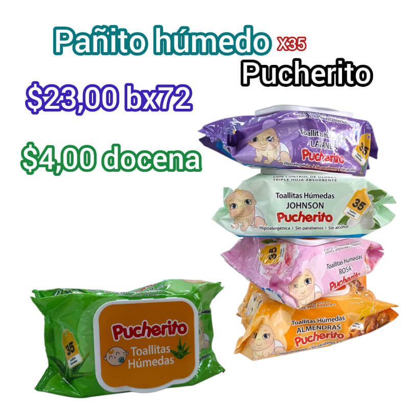 Pañito húmedox35 Pucherito