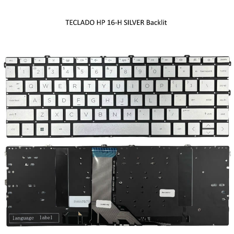 TECLADO HP 16-H SILVER Backlit