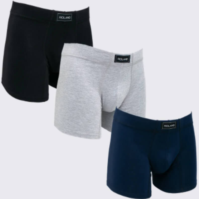 Set de 3 Boxers de Hombre Roland Talla L | Comodidad, Soporte y Estilo para tu Día a Día
