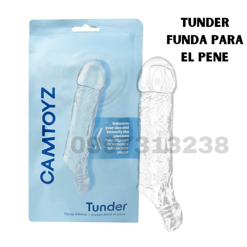 Funda para Pene Tunder Camtoyz: Aumento de Grosor y Estimulación Máxima