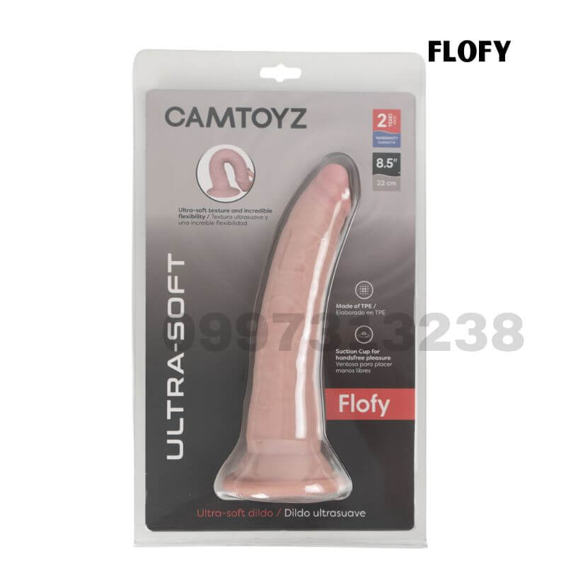 Dildo Ultra Suave Flofy Camtoyz con Ventosa | Placer Realista y Flexible de TPE