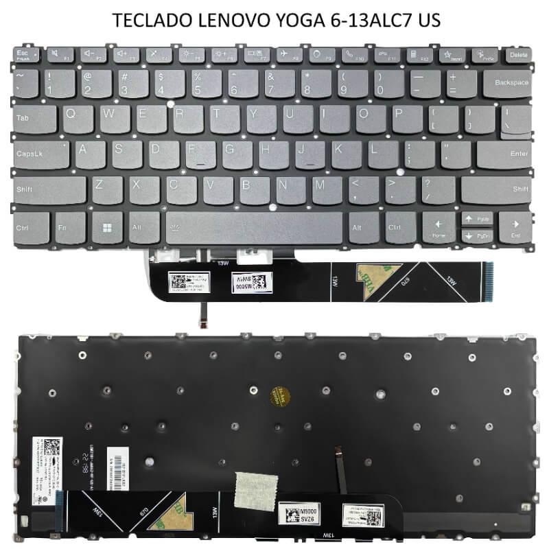 TECLADO Lenovo Yoga 6-13ALC7 US
