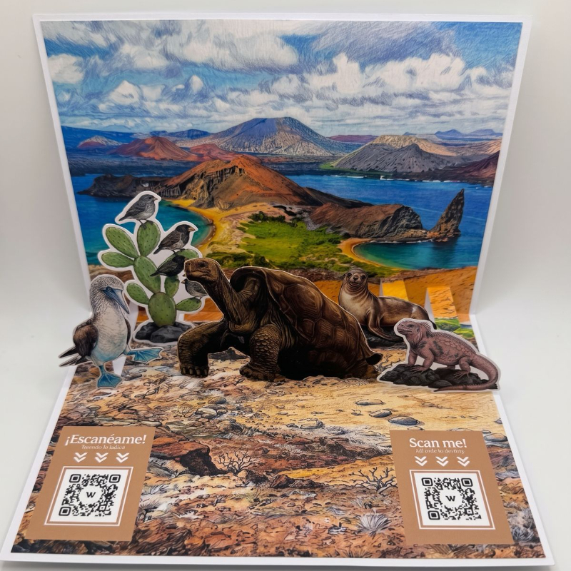 Wow Card 593: Tarjetas 3D Ecuador